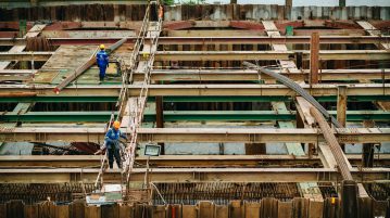 valbescherming werk - bouw