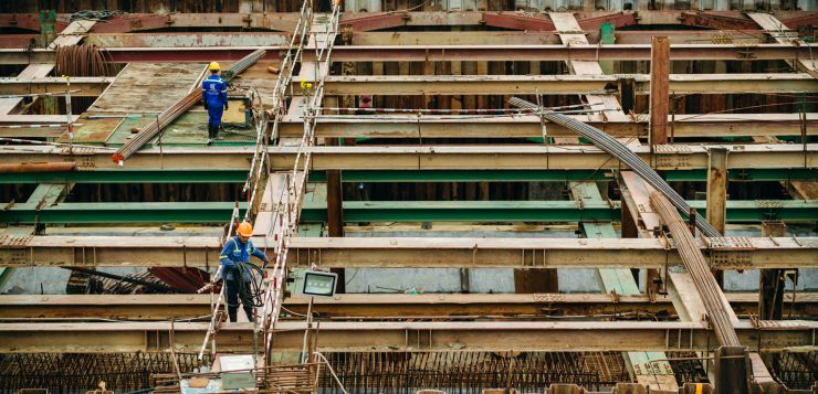 valbescherming werk - bouw